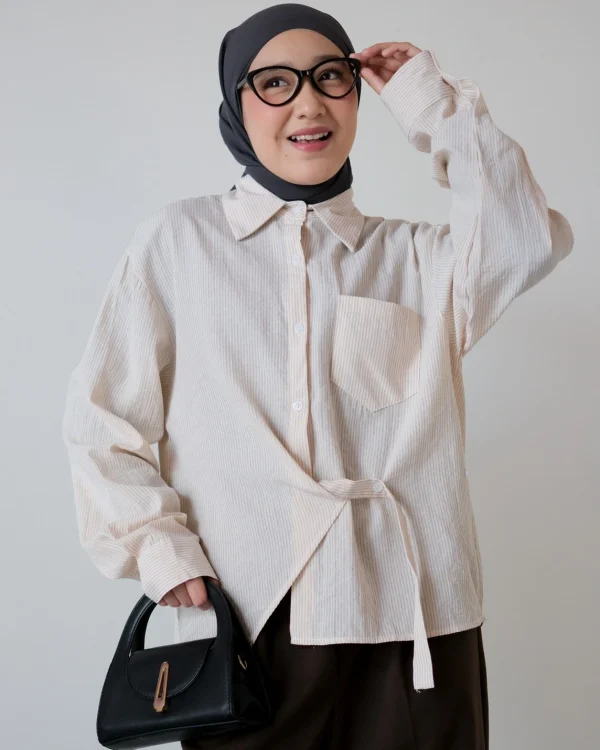 Qeitha Stripe Shirt foto 1