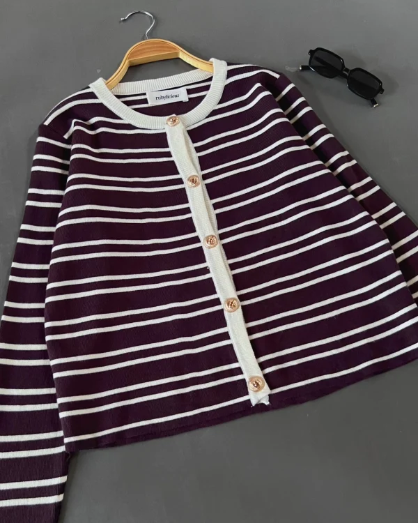 Betris Stripe Cardi foto 1