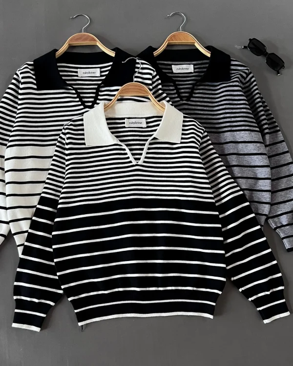 Lencia Stripe Longsleeve 368 O foto 3