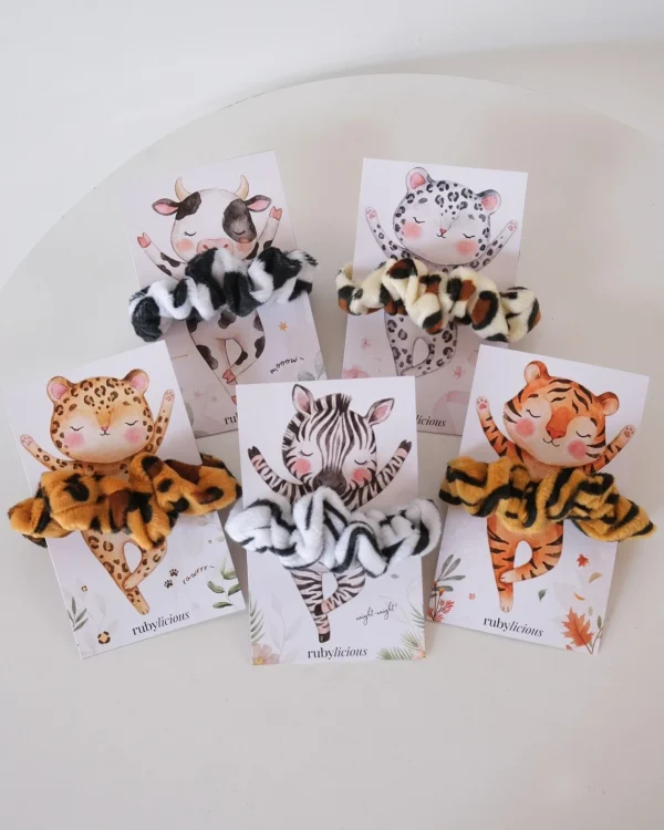 Animal Printed Scrunchies foto 5
