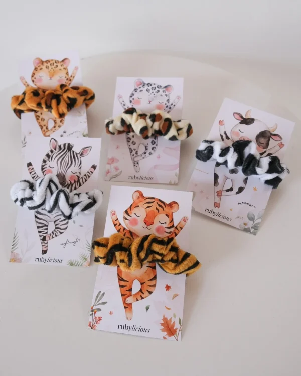 Animal Printed Scrunchies foto 8