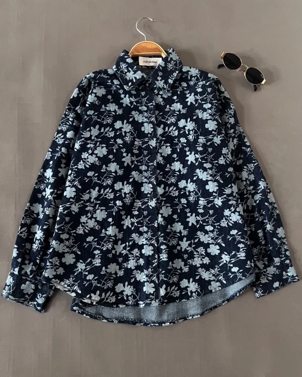 Zianka Denim Shirt Dark Blue foto 3